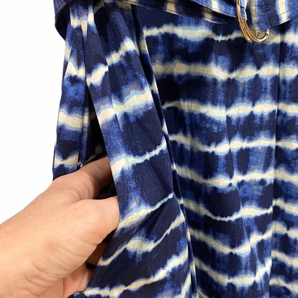 ♦️SOLD♦️NWT Tory Burch Derrick Tie Dye Shirtdress - Picture 7 of 14